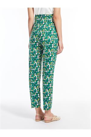 PANTALONE NUCCIA IN COTONE STRETCH STAMPATO  2515131016600004 MAX MARA WEEKEND | Pantalone | 2515131016600004